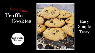 Lava Cake Truffle Cookies Recipe