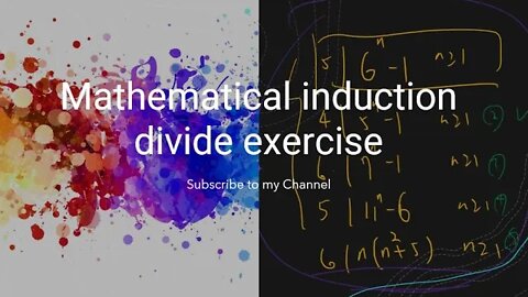 Mathematical induction divide exercise