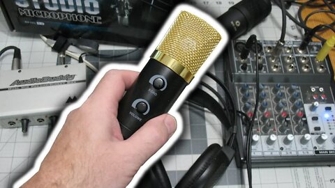 40 Volts instead of 5?! Phantom Power Experiment on a Cheap Microphone