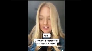 JESSICA MCELROY EXPOSES THE ROCKEFELLER MASONIC CREED 🤑 PART 1 2 AND 3