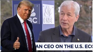 JP Morgan CEO Says Trump Was Right On Liberal CNBC!