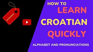 How to Learn Croatian the Easy Way! Alphabets. #learn #croatian #alphabet