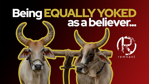 Being EQUALLY YOKED as a believer...