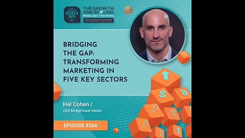 Ep#366 Hal Cohen: Bridging the Gap: Transforming Marketing in Five Key Sectors