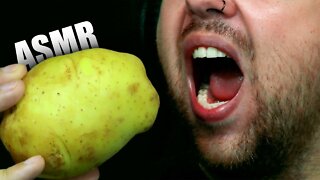 ASMR CRUNCHY RAW 🥔 POTATO | EATING SOUND (NO TALKING) 🎧 BEST SOUND