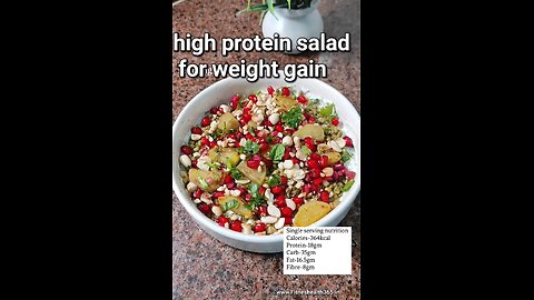 high protein salad for weight gain