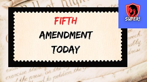 5th AMENDMENT today