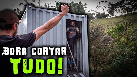 Vamos começar os CORTES no CONTAINER! - Base Container Ep.2