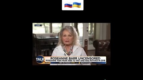 ACTRESS COMEDIAN ROSEANNE BARR💜✨🎙️EXPOSED UKRAINE SOLDIERS🇺🇦🎭🐚💫