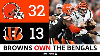 Browns vs. Bengals Postgame: Cleveland Back In Playoff Race?