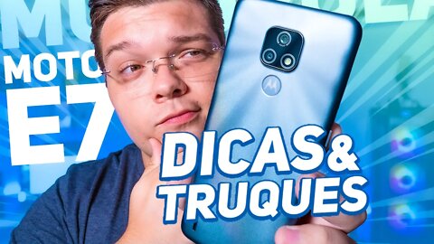 Moto E7 - Dicas & Truques! Vem CONFERIR