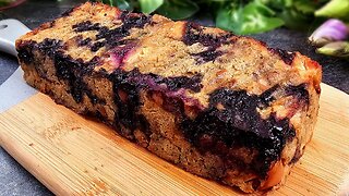 Take Oats, Apple, Blueberries! Delicious and Easy Diet Cake Recipe In 5 Minutes!