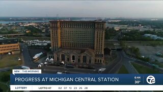 Progress at Michigan Central Station
