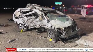 North Las Vegas authorities update 'mass casualty' crash where 9 people died