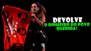 A máscara de Daniela Mercury cai ao ser descoberto seus ganhos em shows, devolve querida!