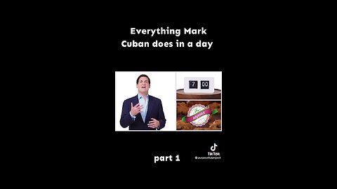 mark cuban His day to day routines