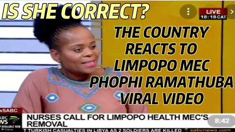 Limpopo Health MEC , Xenophobia Accusations,, Reactions, Rationales & Resignation Requests