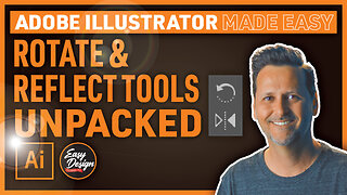 Rotate & Reflect Tools in Adobe Illustrator // For Beginners