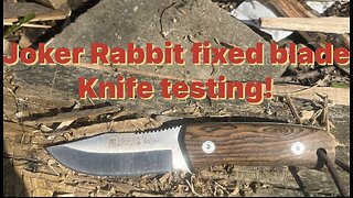 Joker Knives Rabbit knife test