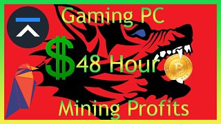 48 Hour Profits Crypto Mining On A Gaming PC