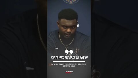 Zion Williamson seems frustrated 💢