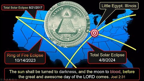 Solar Eclipse April 8th 2024 - The Rapture Antichrist Prophecy US America Secrets