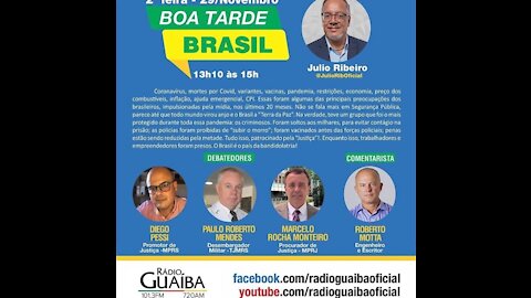 Debate no programa BOA TARDE BRASIL - Rádio Guaíba Oficial