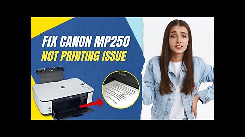 Fix Canon MP250 Not Printing Issue