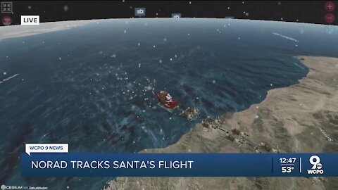 Tracking Santa's flight