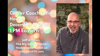 Career Coach Office Hours: December 13 2022