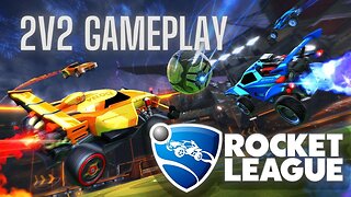 BACKWALL FLIP RESET | 2v2 Rocket League Gameplay