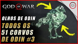 God of war, A localização de todos os 51 Corvos de Odin, Olhos de Odin | Super dica #2