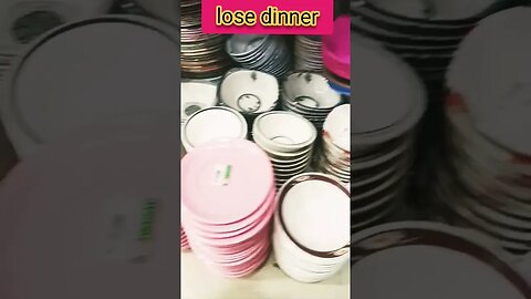 Lose Dinner Plate #youtubeshorts #crockery