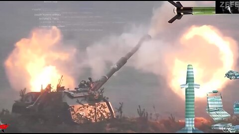 DENAZIFIED - Massive Explosion, Krasnopol - Russian Laser-Guided Shell Blows Up UA T-72M1 Tank