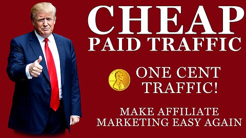 Cheap Paid Traffic for Affiliate Marketing 2023 🔥 $0.01 Secret for Beginners 💲💲