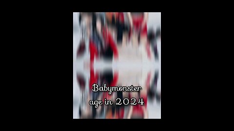 Babymonster age in 2023 credit=Baby pink Black