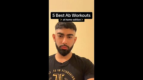 5 Best Ab Workouts | At Home Edition 💪