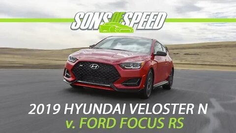 Hyundai Veloster N v. Ford Focus RS on Track!! | Sons of Speed
