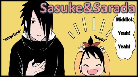 Shurikan throwing - Sasuke and Sarada [SasuSara] Doujinshi [English] [HD]