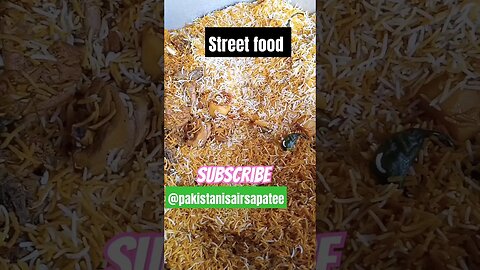 street food....chicken biryani #viralvideo #satisfyingvideo #trendingshorts @pakistanisairsapatee