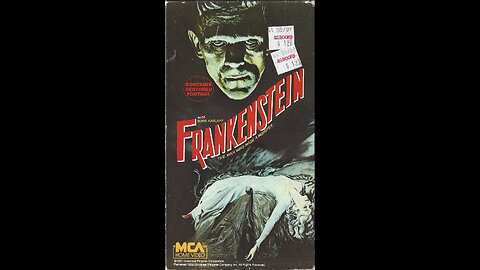 Opening & Closing to Frankenstein (1931) 1987 VHS