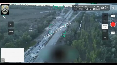 Russian BTR-82A firing at the positions of the Armed Forces of Ukraine near the Antonovsky Bridge