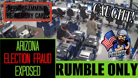 AZ Election Workers CAUGHT Tampering With SEALED Machines | Memory Cards SWAPPED