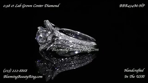 Small Version Of Original Blooming Beauty Ring BBR434M-HP With 0.98 CT Lab Grown Diamond