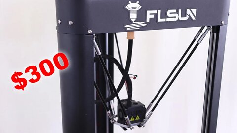 FLSUN QQ-S Delta Large 3D Printer Review