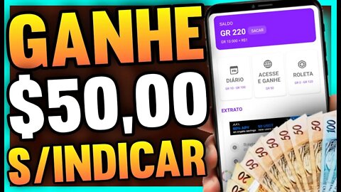 [INACREDITÁVEL😱] ESSE APLICATIVO DE GANHAR DINHEIRO TA PAGANDO $50,00 PRA CLICA NA TELA