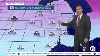 Metro Detroit Forecast: Arctic air moving in this afternoon