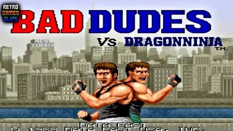 ARCADE - Bad Dudes vs DragonNinja HD 60 FPS. #gameplay #arcade
