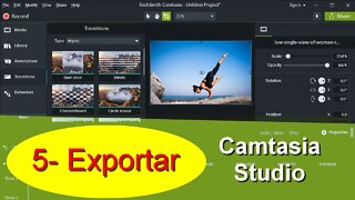 05- Camtasia - Como exportar (renderizar) vídeos no Camtasia Studio. Aula 05.