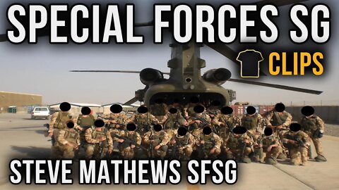 Special Forces Support Group (SFSG) Formation, Weapons, Training | Chris Thrall's Podcast Clips